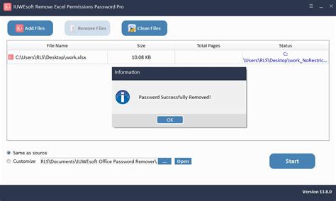 IUWEsoft Remove PowerPoint Permissions