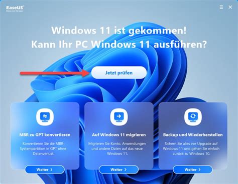 EaseUS Windows 11 Checker